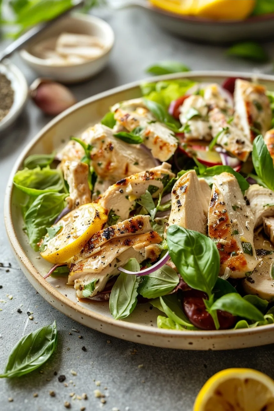 Lemon Basil Rotisserie Chicken Salad (10-Minute Prep) 1 image 1783287137417