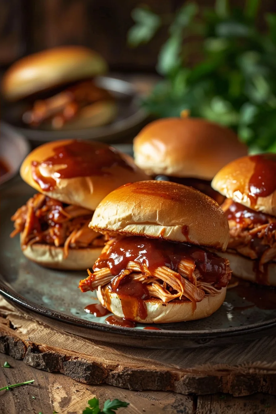 Shredded Chicken BBQ Sliders (Quick Dinner Idea) 1 image 1783290332644