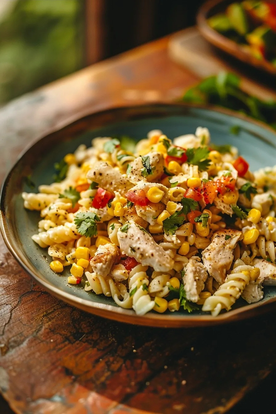 Classic Mexican Street Corn Chicken Pasta Salad 1 image 1783290594820