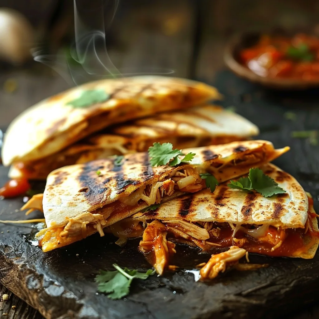 Shredded BBQ Chicken Quesadilla Recipe for a Cheesy Comfort Meal