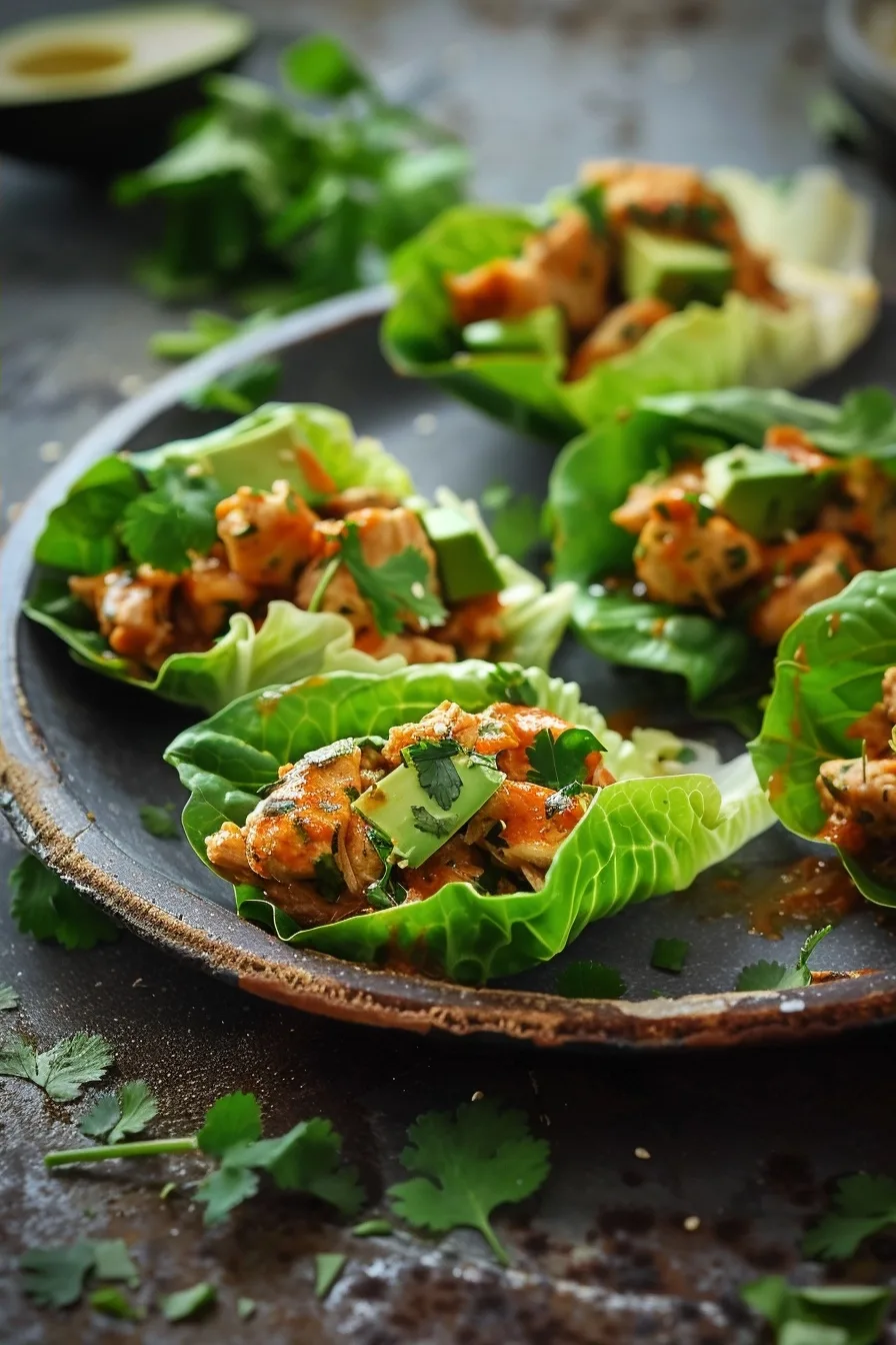 Southwestern Avocado Chicken Lettuce Wraps 1 image 1783515710003
