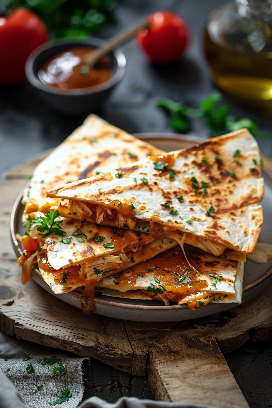 Hot Honey BBQ Chicken Quesadillas 1 image 1783529142037