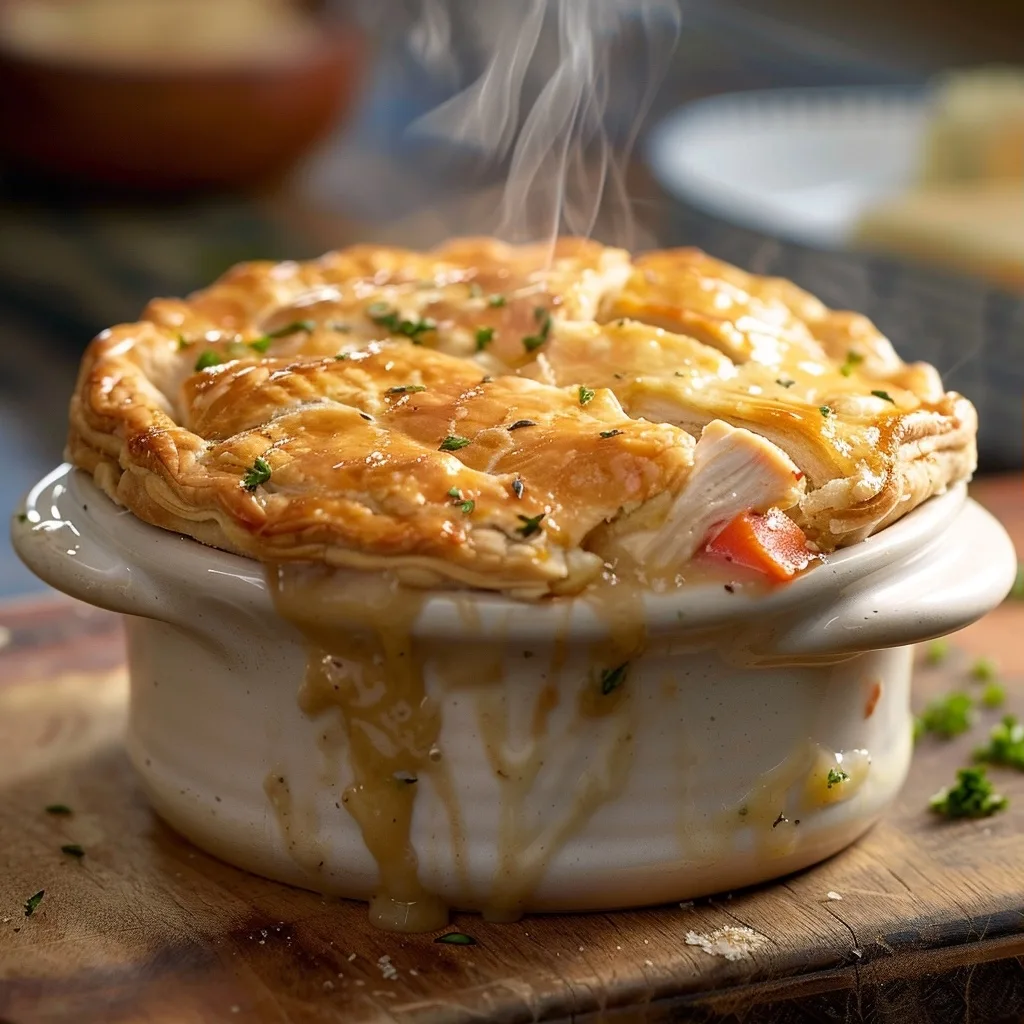 Easy Bisquick Chicken Pot Pie