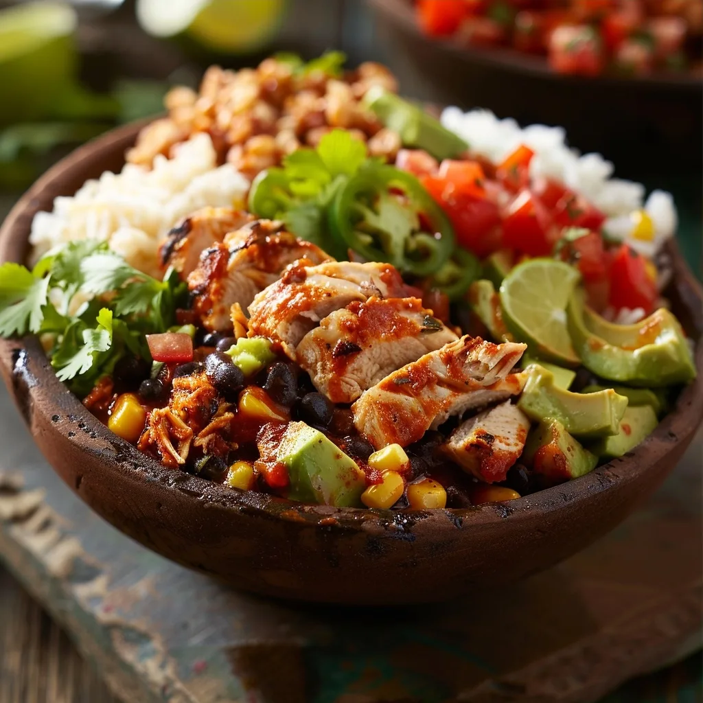 Chipotle Chicken Burrito Bowls (Easy 30-Min High-Protein Meal)