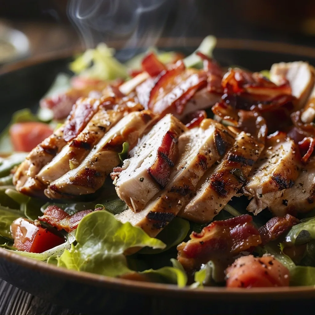 Easy High Protein Salads: Chicken Turkey-Bacon Ranch Style
