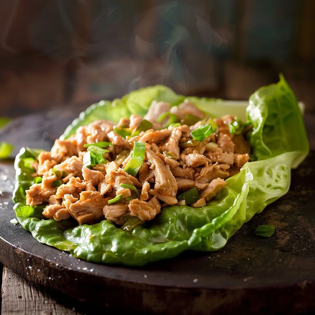 Copycat PF Chang's Lettuce Wraps Recipe with Shredded Chicken