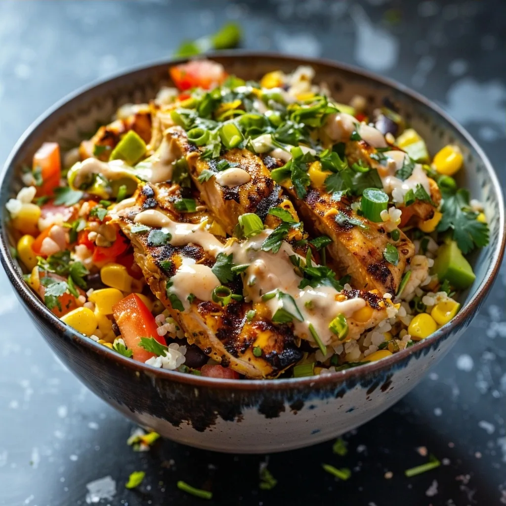 Mexican Street Corn Chicken Bowls High Protein Meal Prep