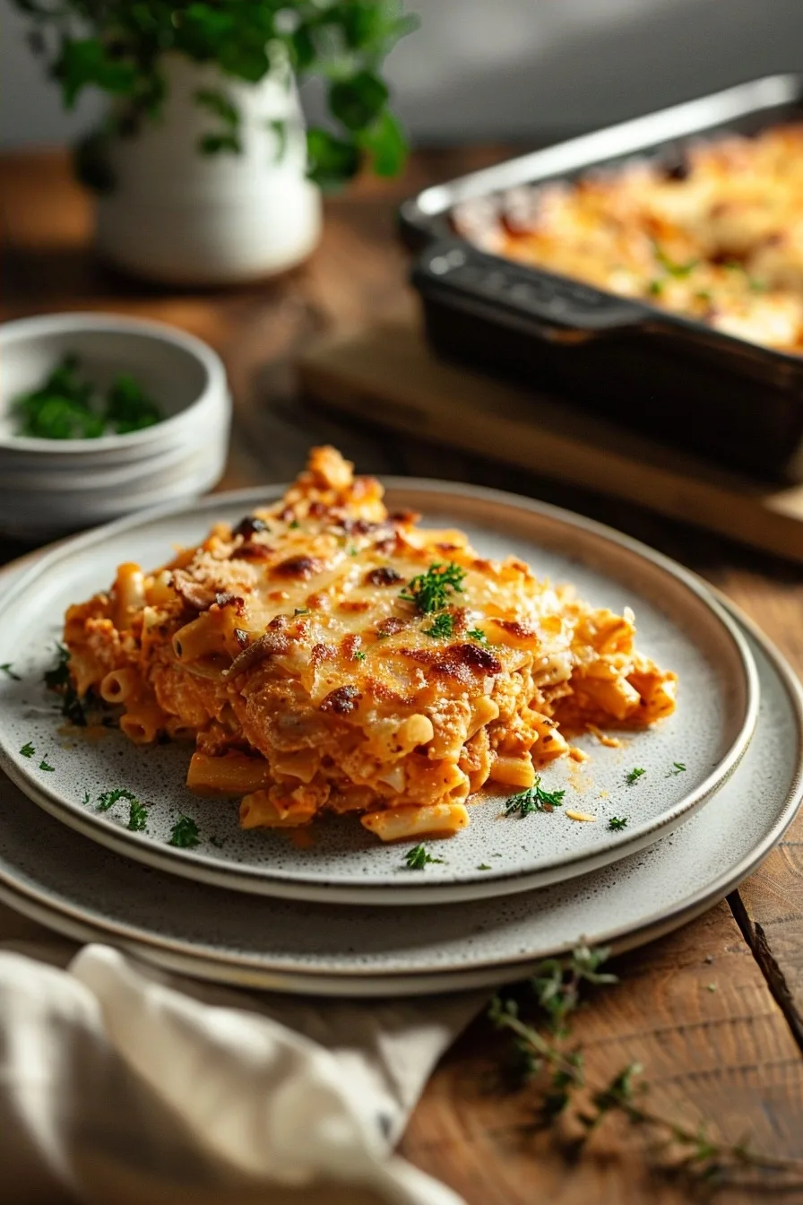 Smoky BBQ Chicken & Cheddar Pasta Bake for Cozy Comfort 1 image 1783947279064