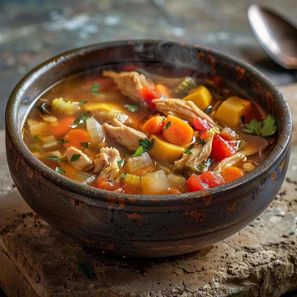 Hearty Chicken Vegetable Soup Recipe