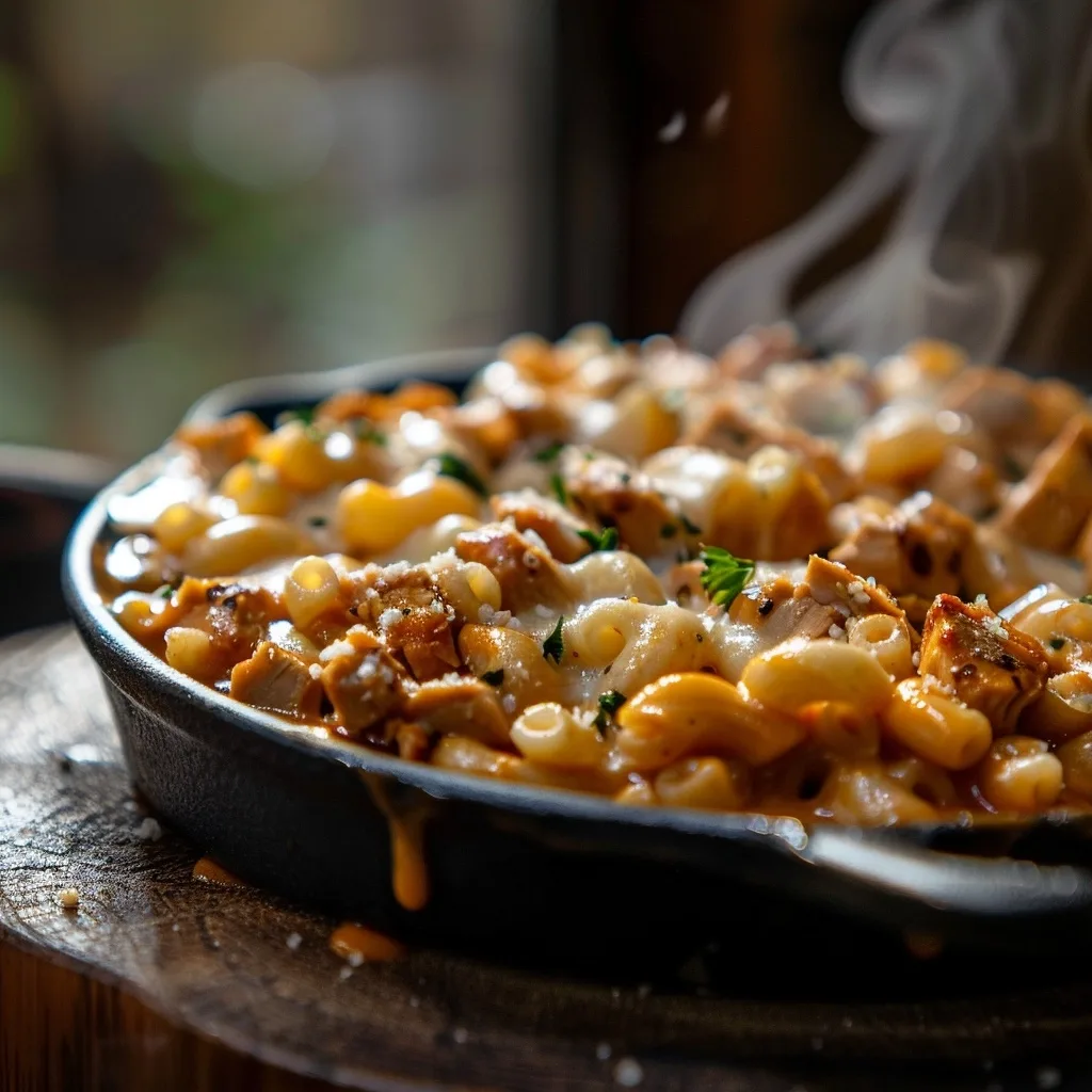 Creamy Shredded BBQ Chicken Mac and Cheese for Dinner Tonight
