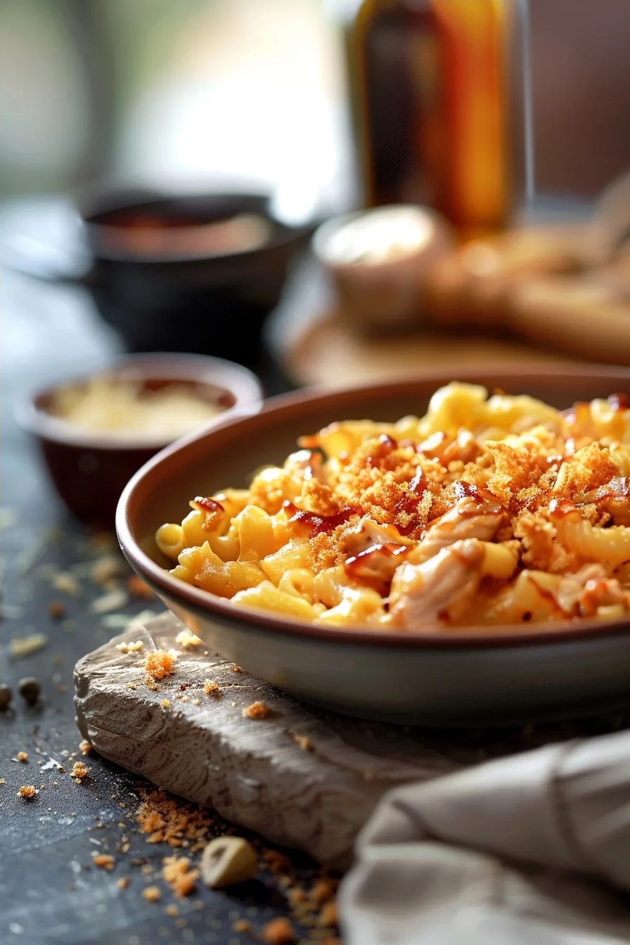 Creamy Shredded BBQ Chicken Mac and Cheese for Dinner Tonight 1 image 1784034508083