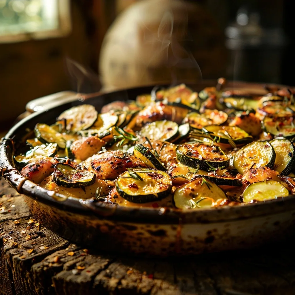 Easy Italian Chicken and Zucchini Bake