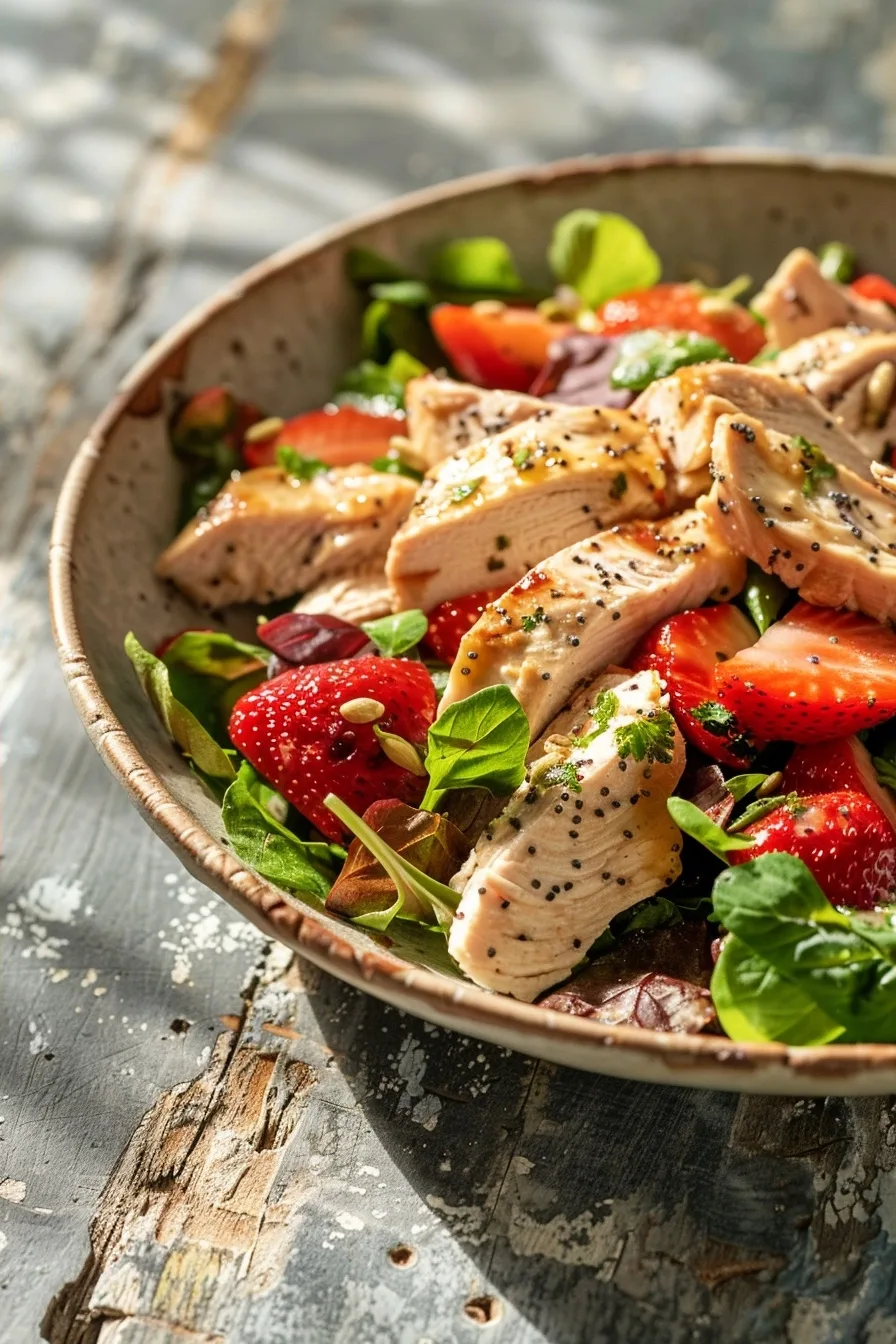 Strawberry Poppy Seed Rotisserie Chicken Salad | Quick & Healthy 1 image 1784034705677