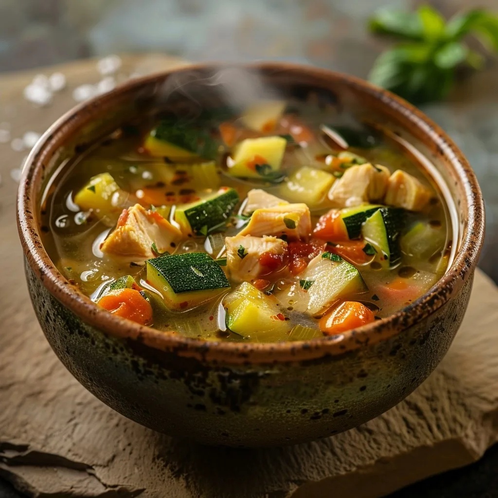 Chicken Zucchini Soup for Healthy Weeknight Dinners