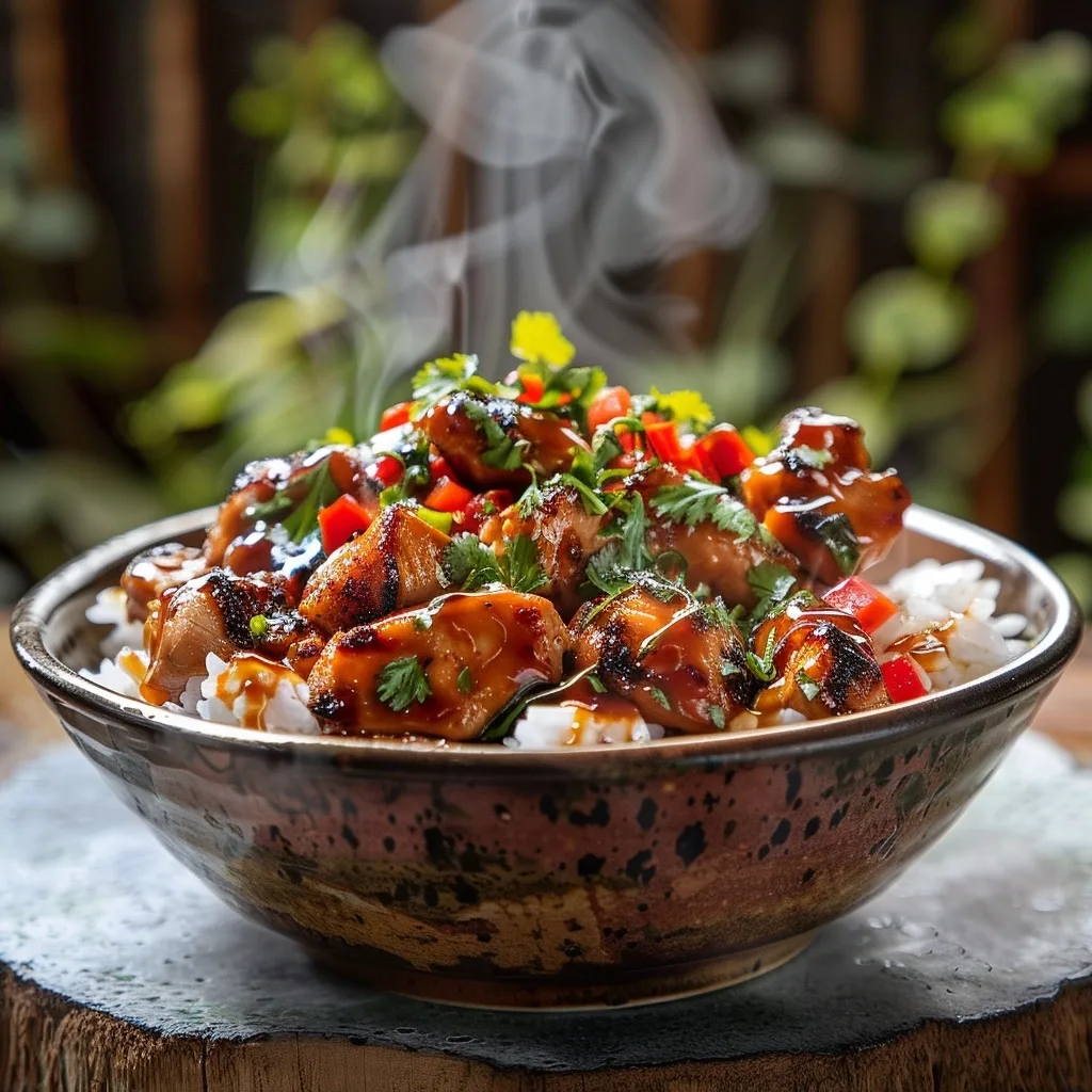 Sweet Chili Chicken Rice Bowls: Healthy Dinner On The Go