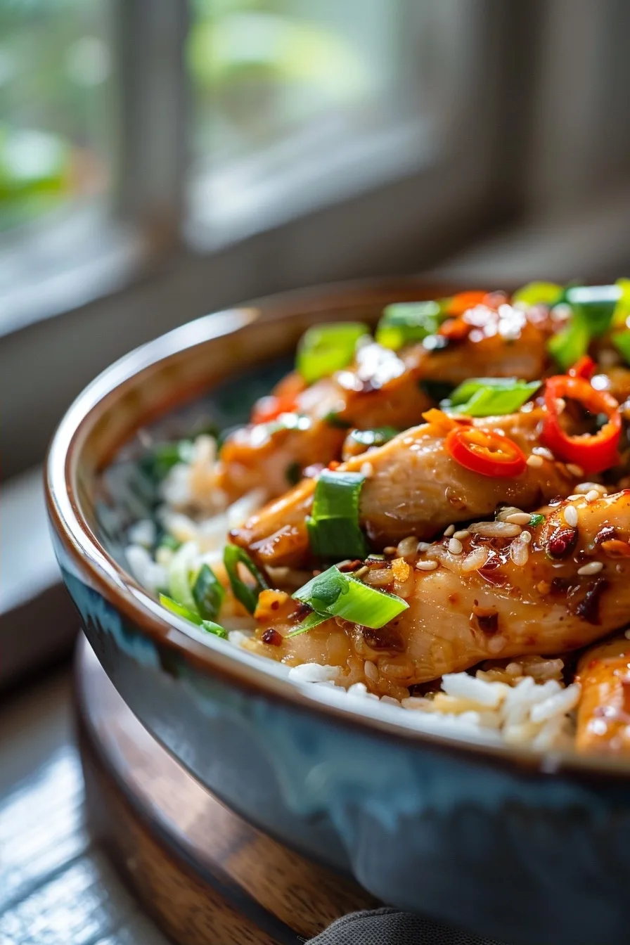 Sweet Chili Chicken Rice Bowls: Healthy Dinner On The Go 1 image 1784124201995