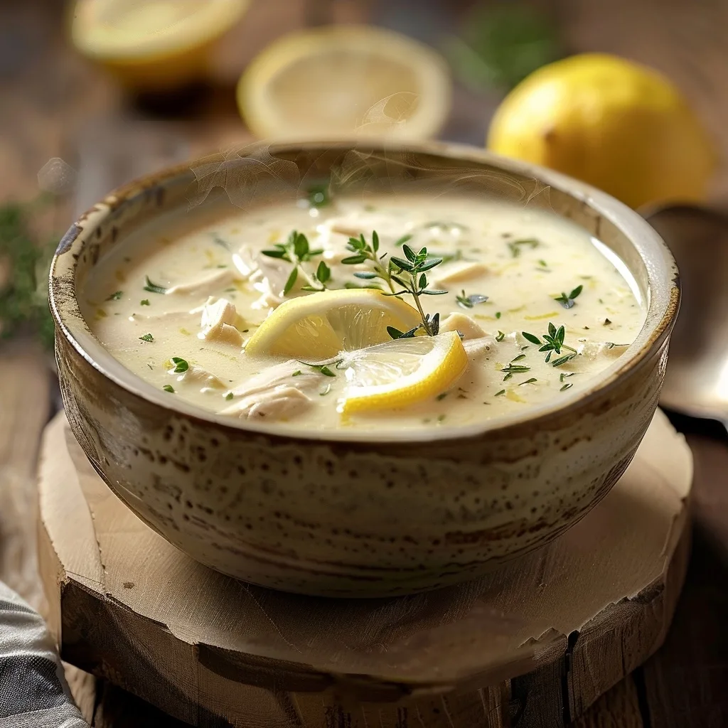 The Ultimate Creamy Greek Lemon Chicken Soup