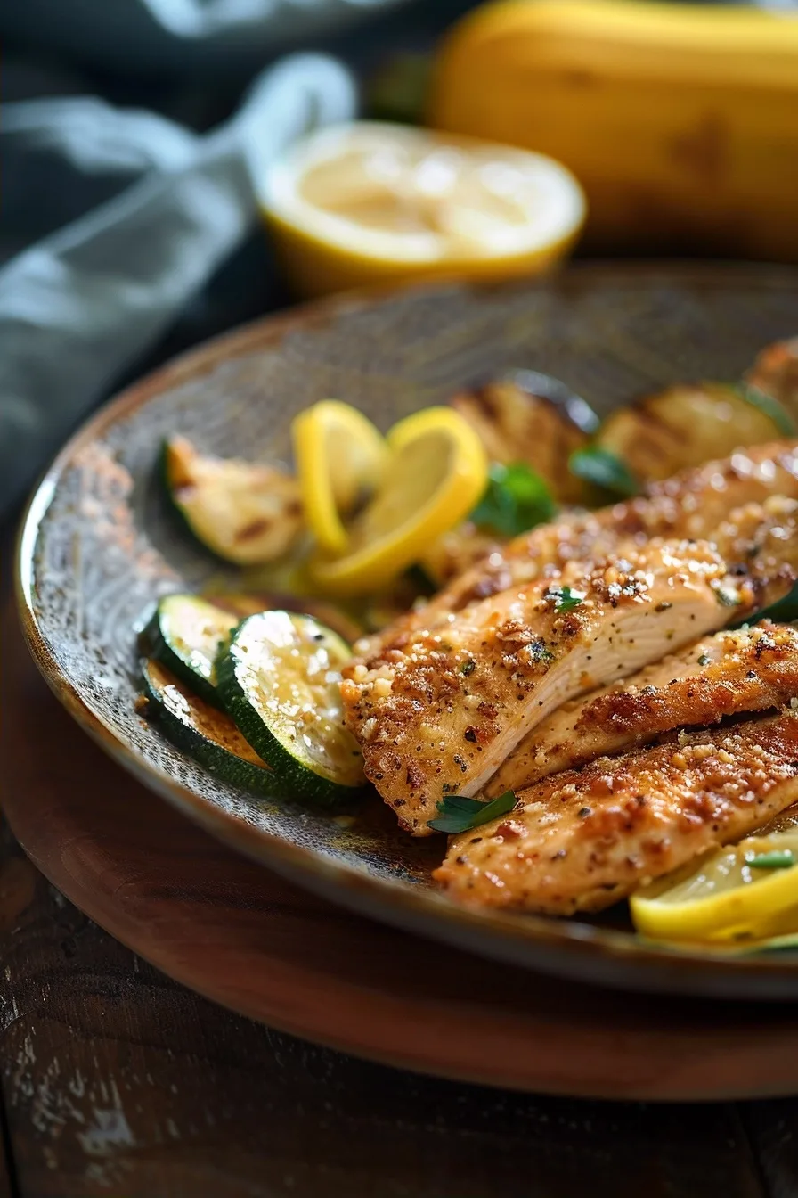 Skillet Lemon Parmesan Chicken with Zucchini and Squash 1 image 1784136264587