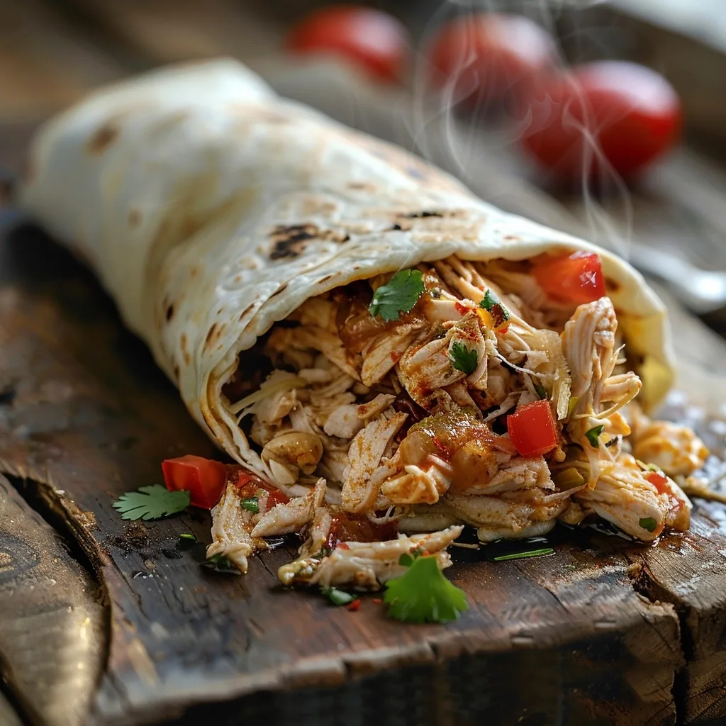 Healthy Shredded Chicken Wraps | 10-Minute Meal | August Easy 6 Healthy Shredded Chicken Wraps | 10-Minute Meal | August Easy