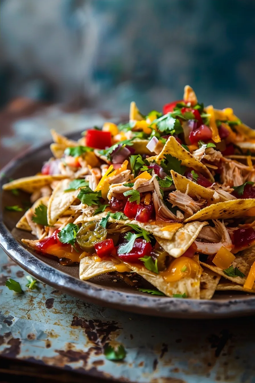 Shredded Chicken Nachos | Easy August Party Meal | Fast 1 image 1784291611716