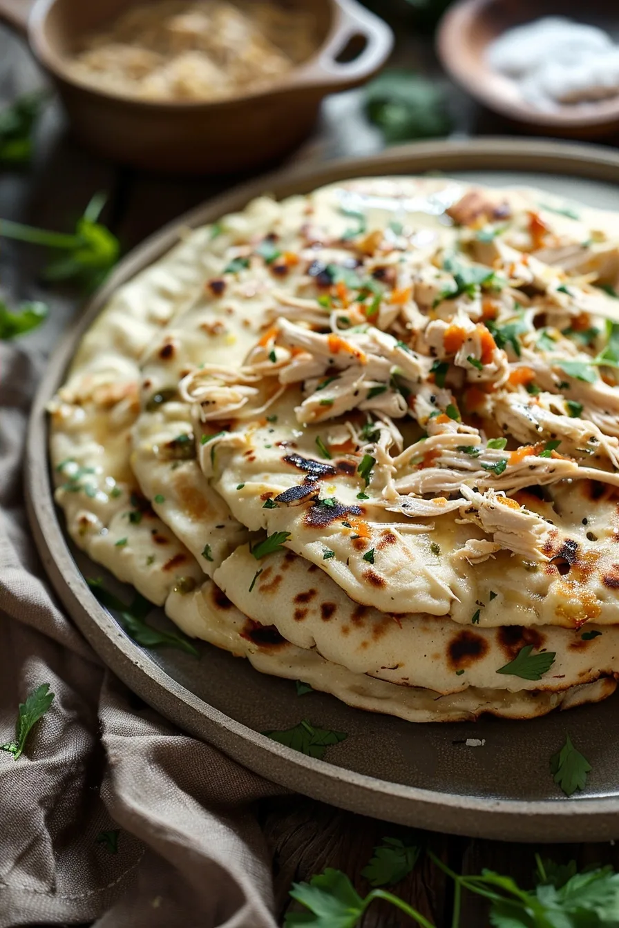 Healthy Shredded Chicken Flatbread | 20-Minute Meal | Easy 1 image 1784291773347