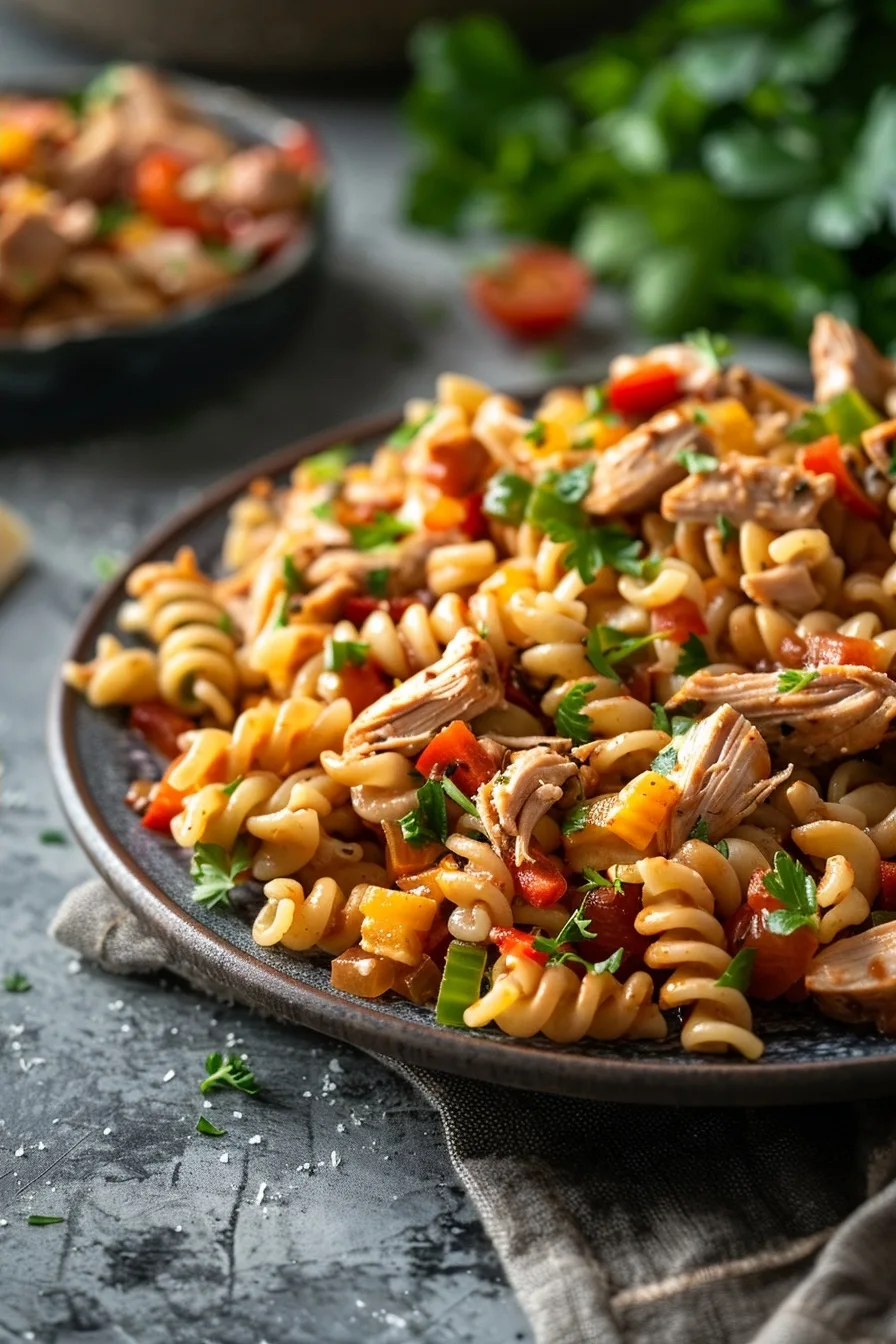 BBQ Chicken Pasta Salad | Cold August Dinner | Easy Hack 1 image 1784382726122