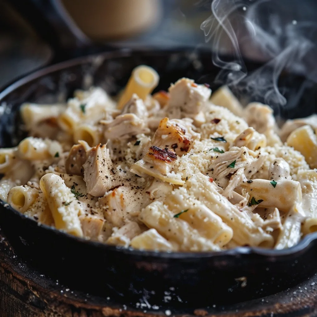 Creamy Shredded Chicken Pasta | 20-Minute Recipe | Comfort