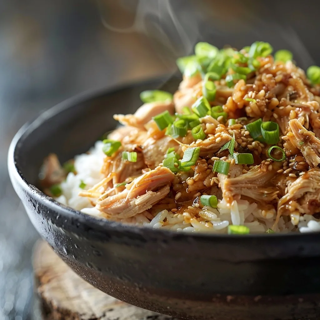 Shredded Chicken Rice Bowl | Healthy Budget Dinner | 15-Min