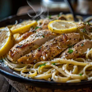 Lemon Garlic Chicken Pasta | Fresh August Flavor | Quick