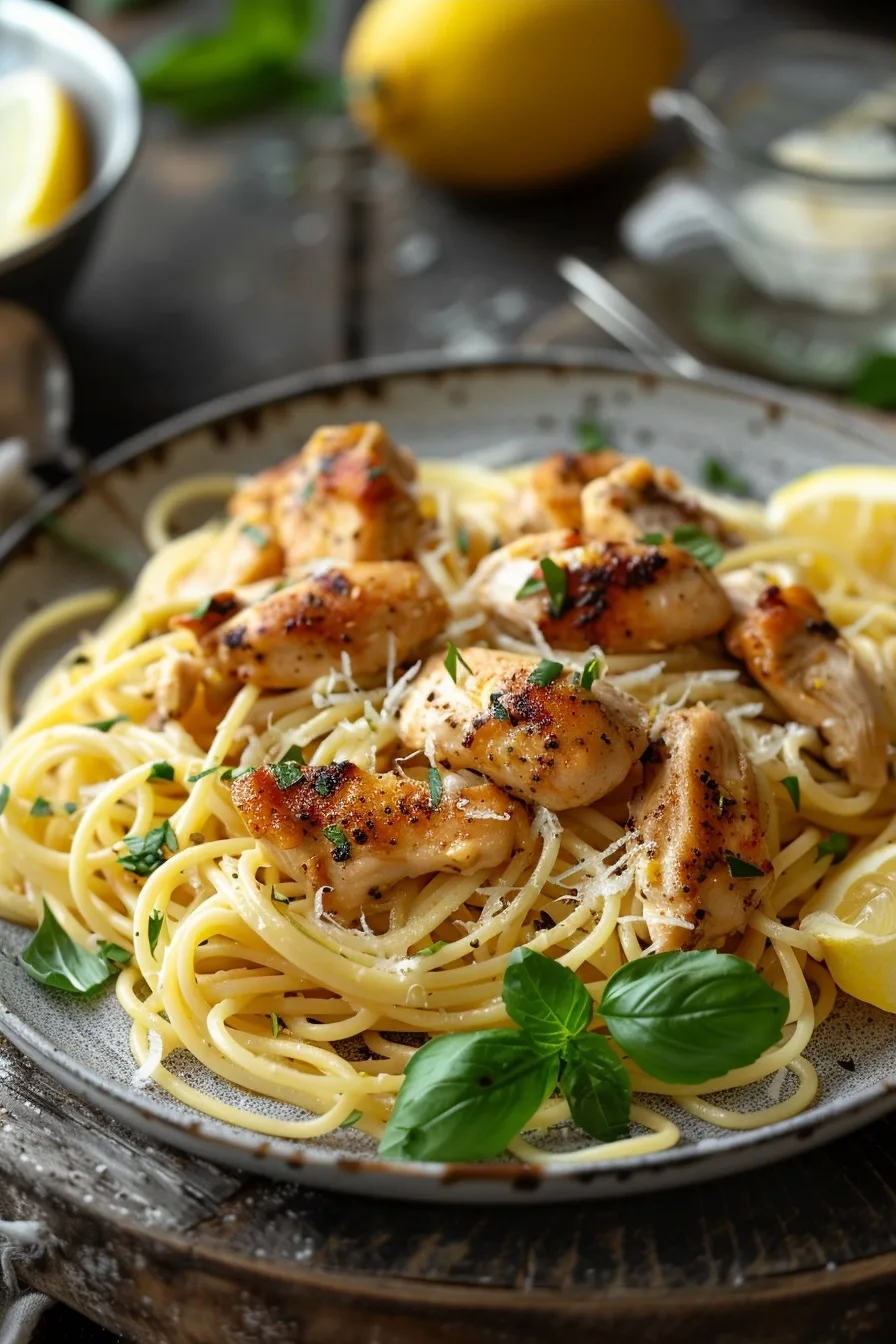 Lemon Garlic Chicken Pasta | Fresh August Flavor | Quick 1 image 1784383117254