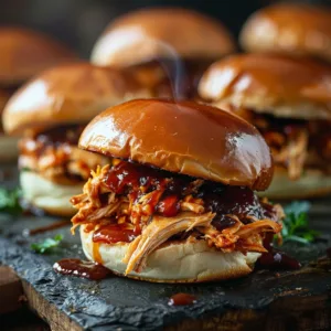 BBQ Shredded Chicken Sliders | Easy August Family Meal | Fast
