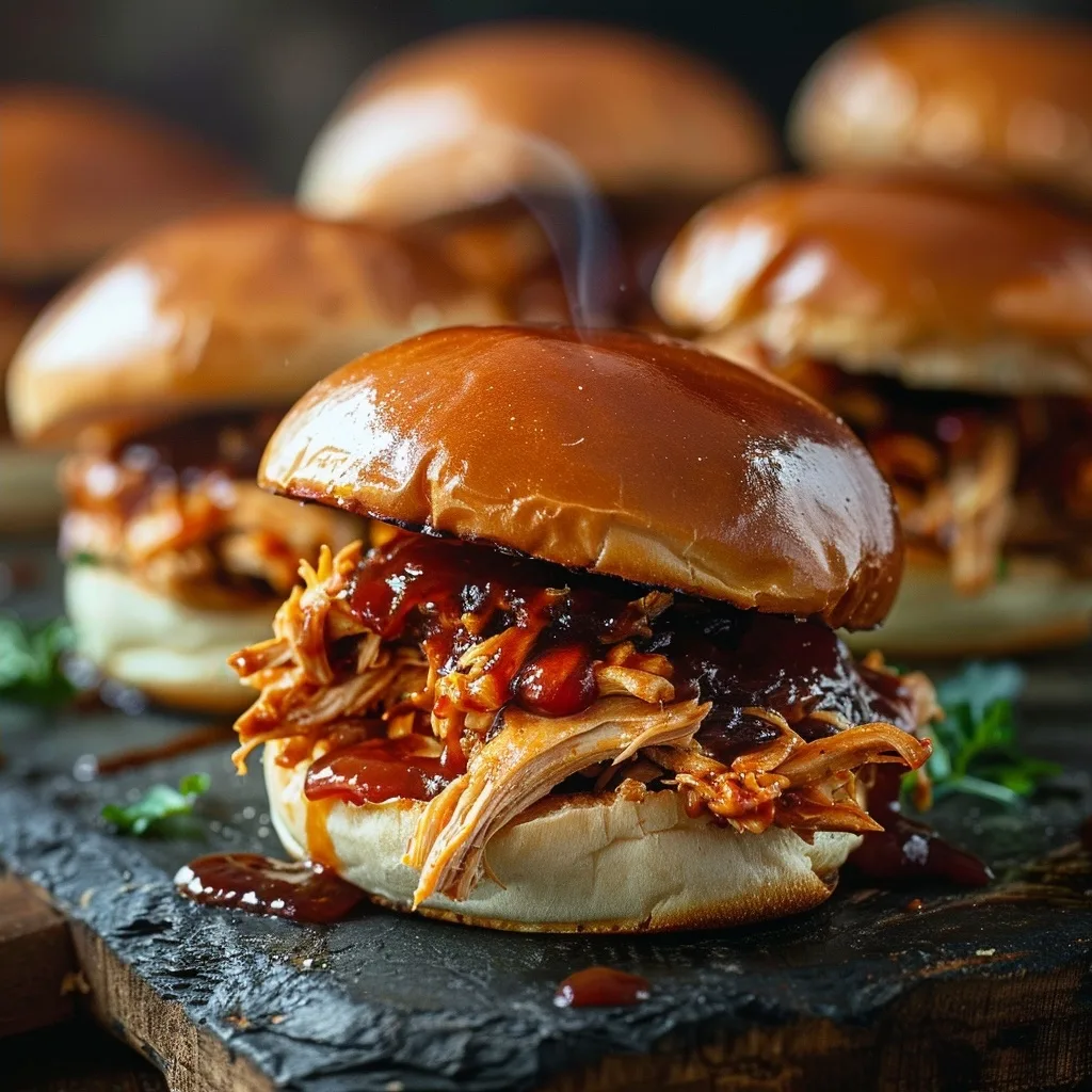BBQ Shredded Chicken Sliders | Easy August Family Meal | Fast 6 BBQ Shredded Chicken Sliders | Easy August Family Meal | Fast