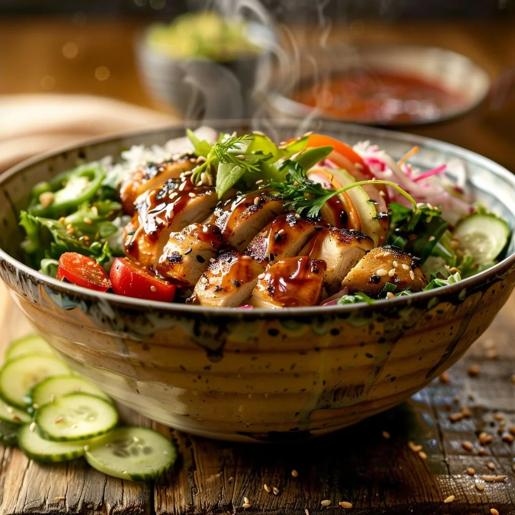 Healthy Chicken & Veggie Bowl | August Easy Dinner | Fast 4 Healthy Chicken & Veggie Bowl | August Easy Dinner | Fast