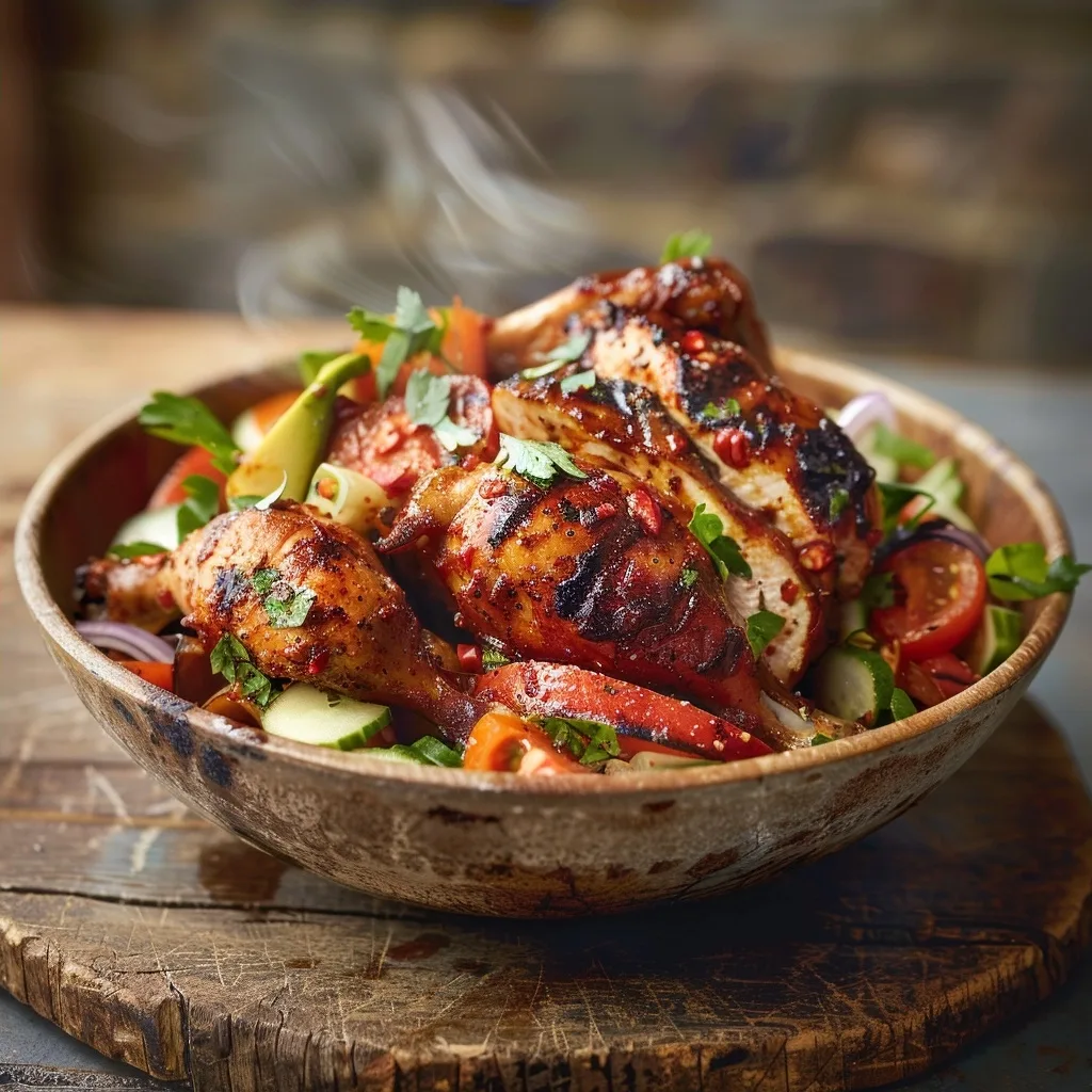 Rotisserie Chicken Summer Salad | Fresh August Lunch | Easy Hack