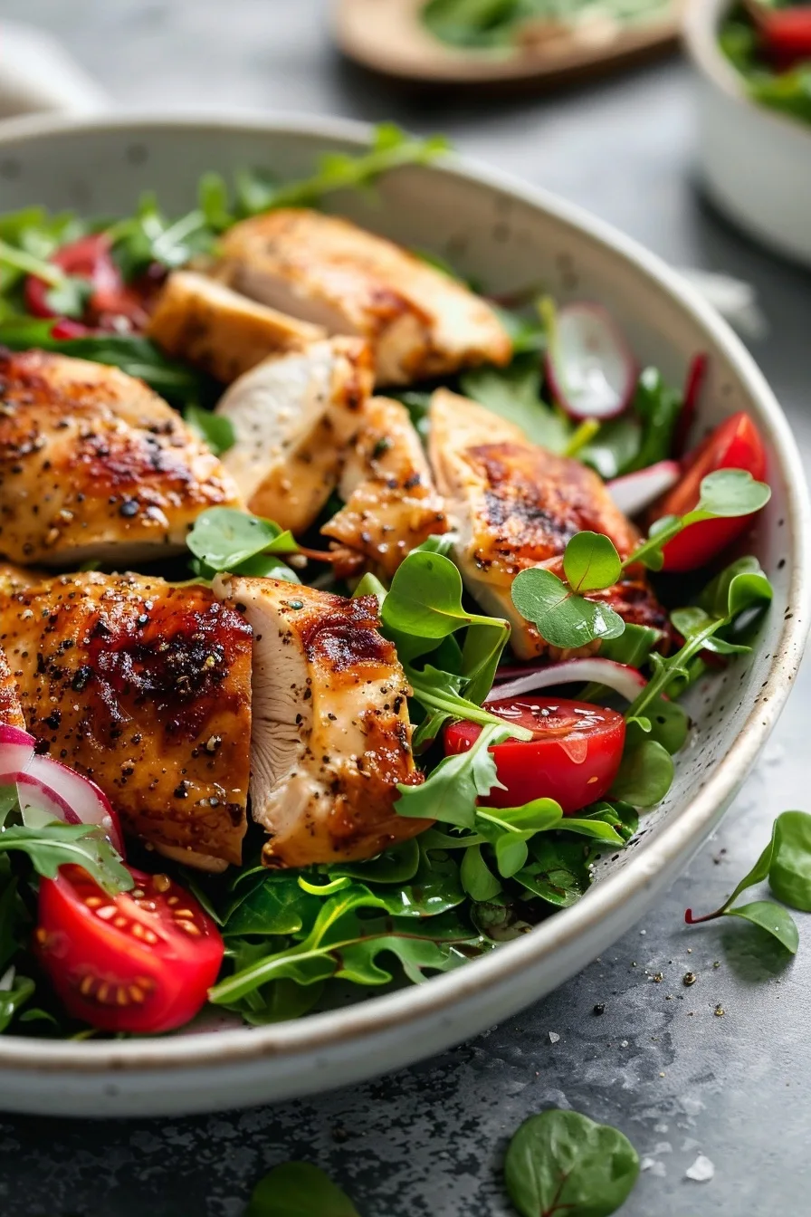 Rotisserie Chicken Summer Salad | Fresh August Lunch | Easy Hack 1 image 1784554392256