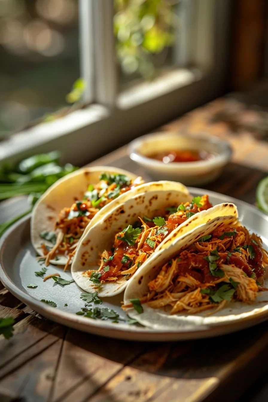 Easy BBQ Shredded Chicken Tacos | August Family Meal | Fast 1 image 1784554751789