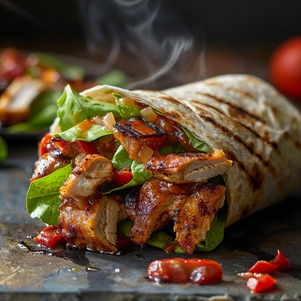 15-Minute Rotisserie Chicken BLT Wraps