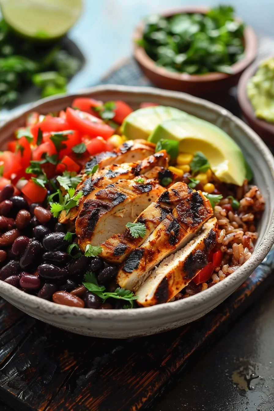 High Protein Chipotle Chicken Burrito Bowl 1 image 1784829550338