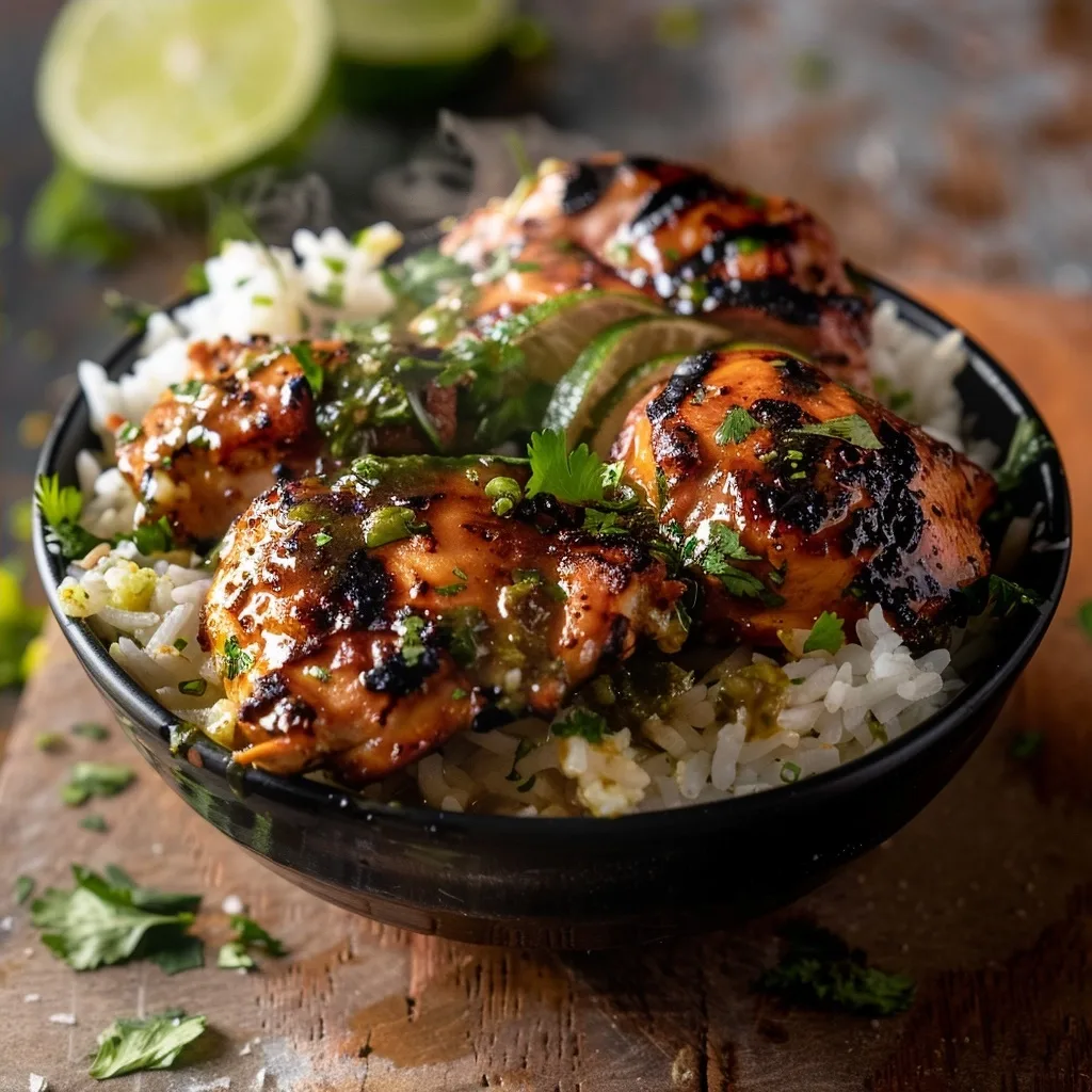 Cilantro Lime Chicken Bowl Recipe