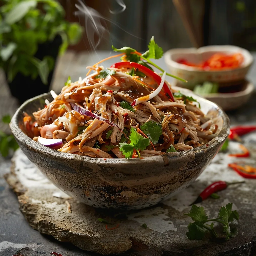 Thai Shredded Chicken Salad Recipe for Healthy Meals