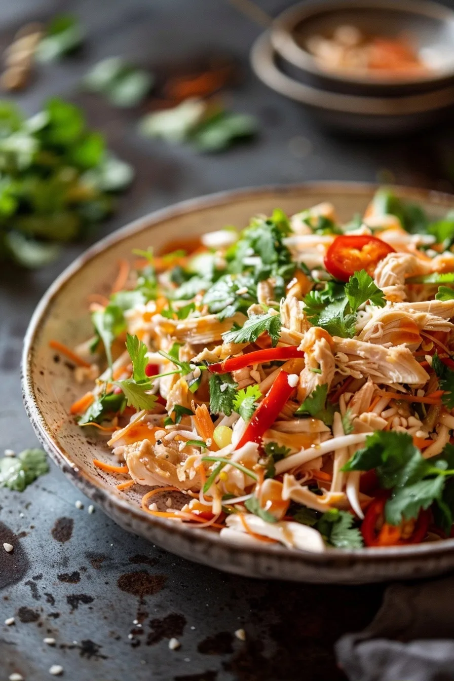 Thai Shredded Chicken Salad Recipe for Healthy Meals 1 image 1785086408235