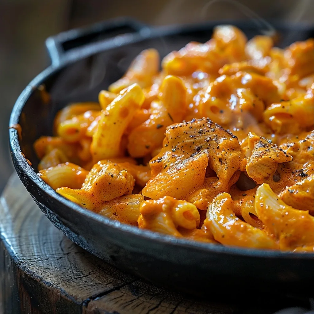 One Pot Buffalo Chicken Pasta for Fast Dinners