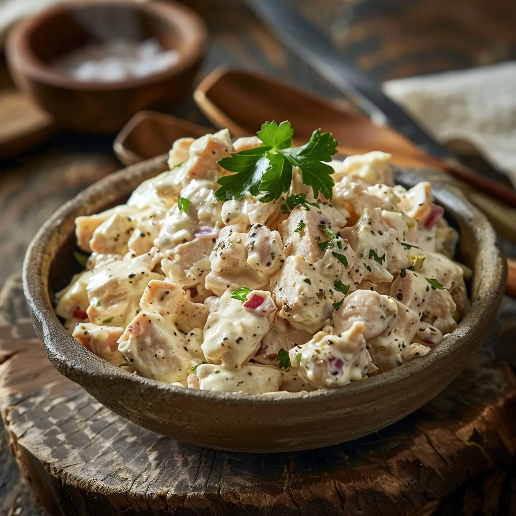 Easy High Protein Creamy Chicken Salad