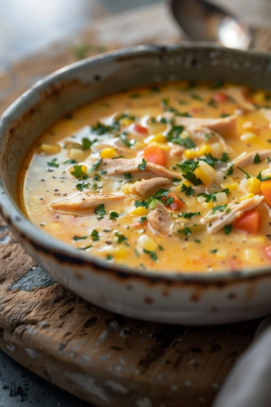 Chicken Corn Chowder Comfort Soup Recipe 1 image 1785086683496