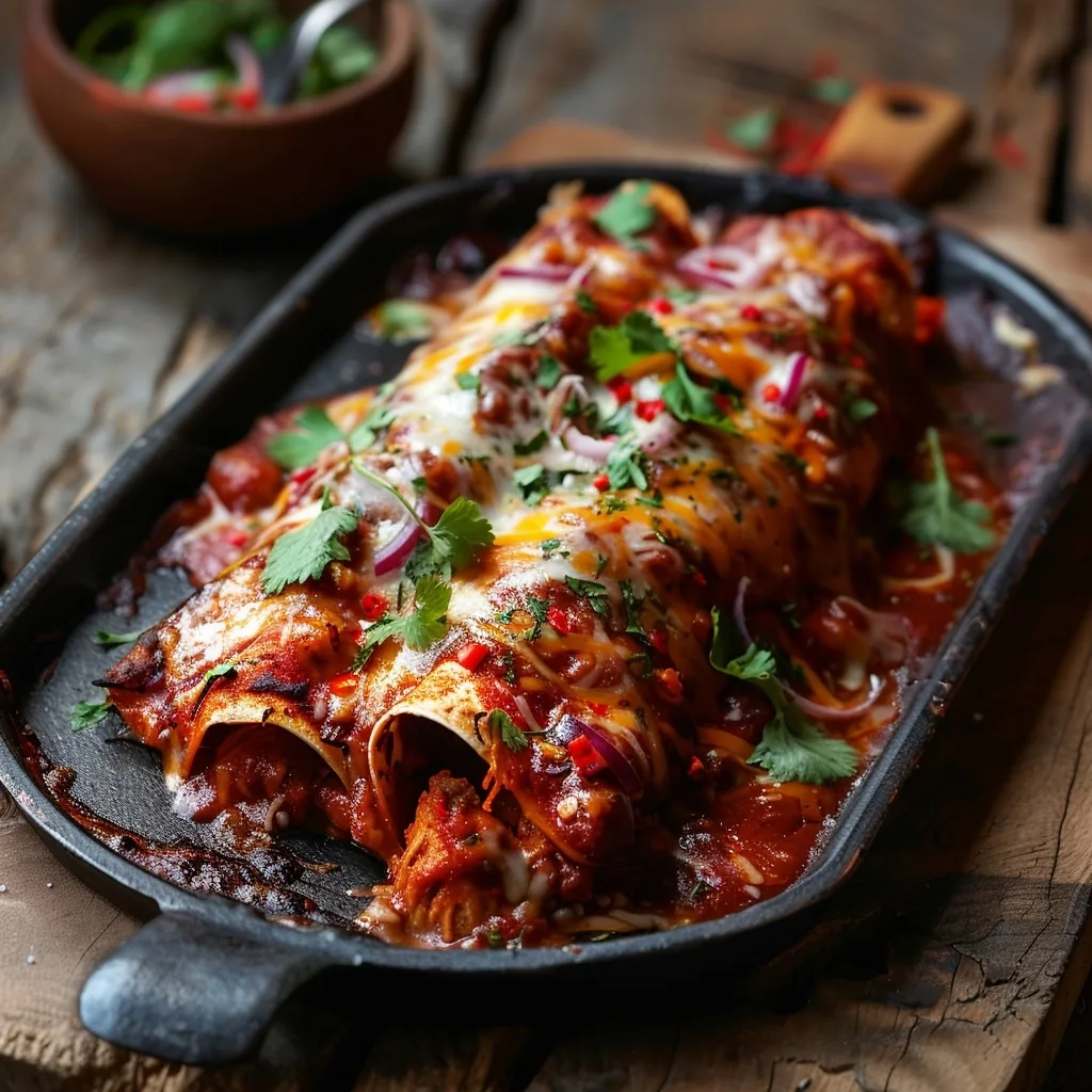Rotisserie Chicken Enchiladas Recipe
