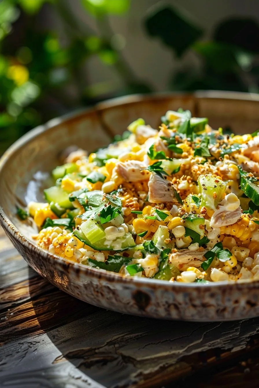 Street Corn Creamy Cucumber Chicken Salad 1 image 1785178478670
