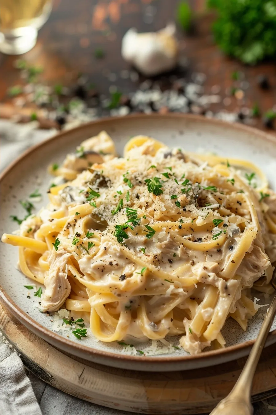 Easy Chicken Tetrazzini Pasta Bake 1 image 1785178566380