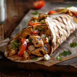 Delicious Greek Chicken Wrap Recipe