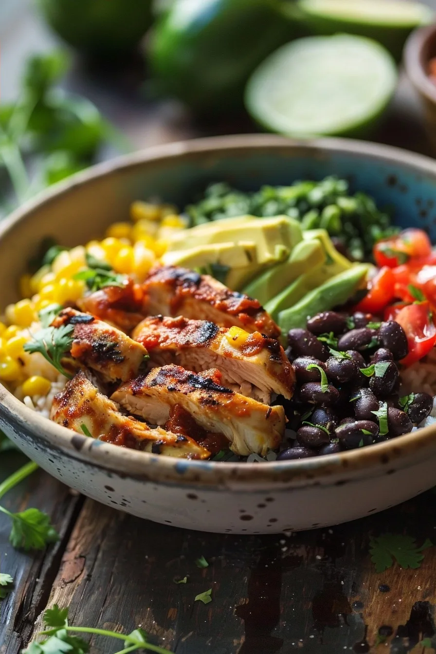 Easy Southwest Chicken Bowl with Black Beans and Corn 1 image 1785260889198